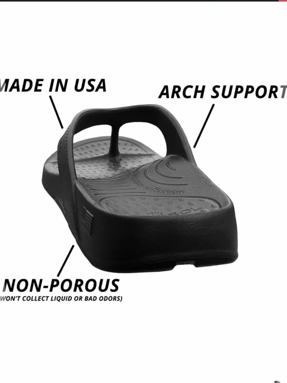 NUUSOL CASCADE RECOVERY FLIP FLOP SANDALS - Picture 13 of 14